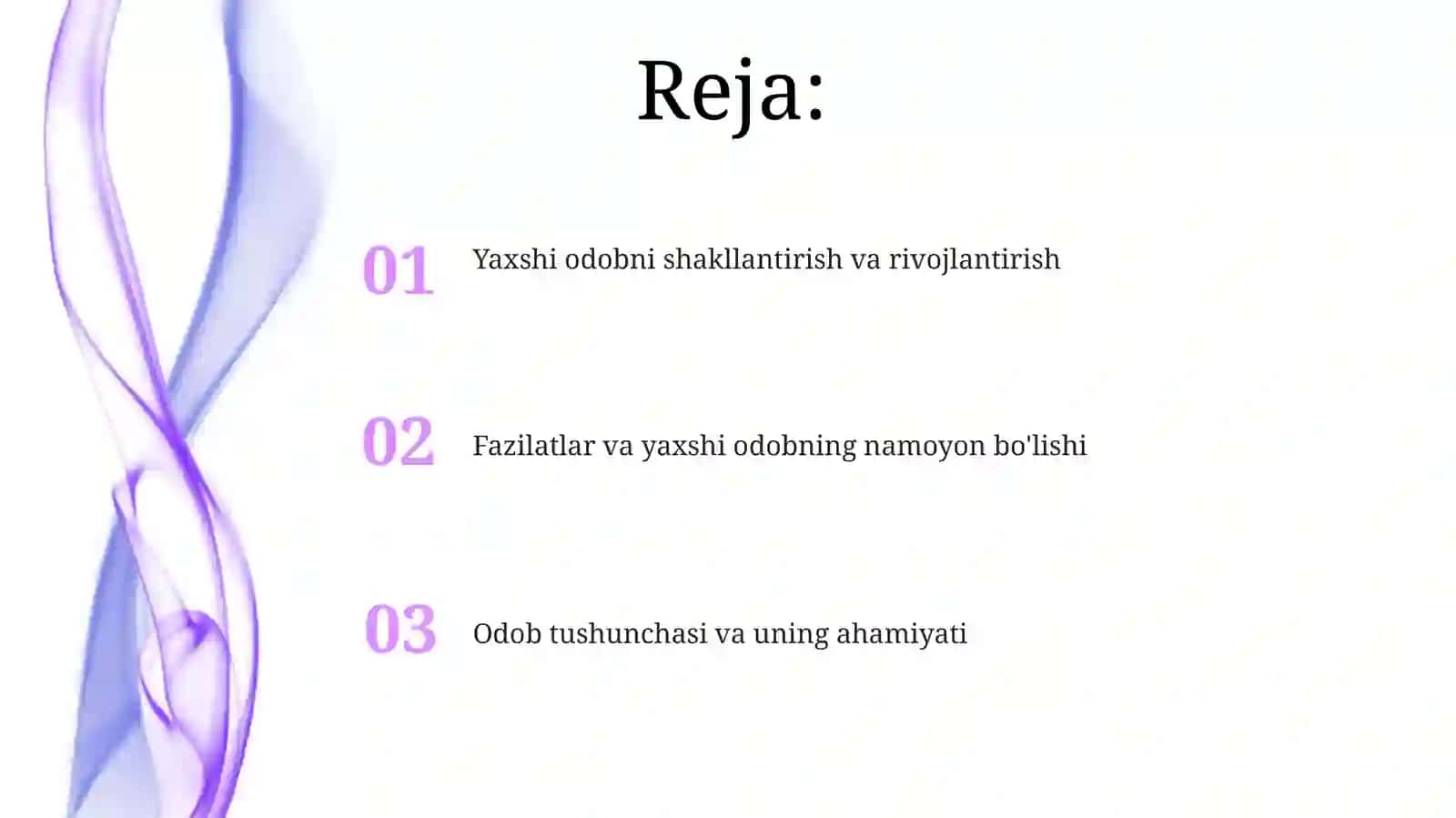 ODOB AXLOQ TUSHUNCHASI FAZILATI 2