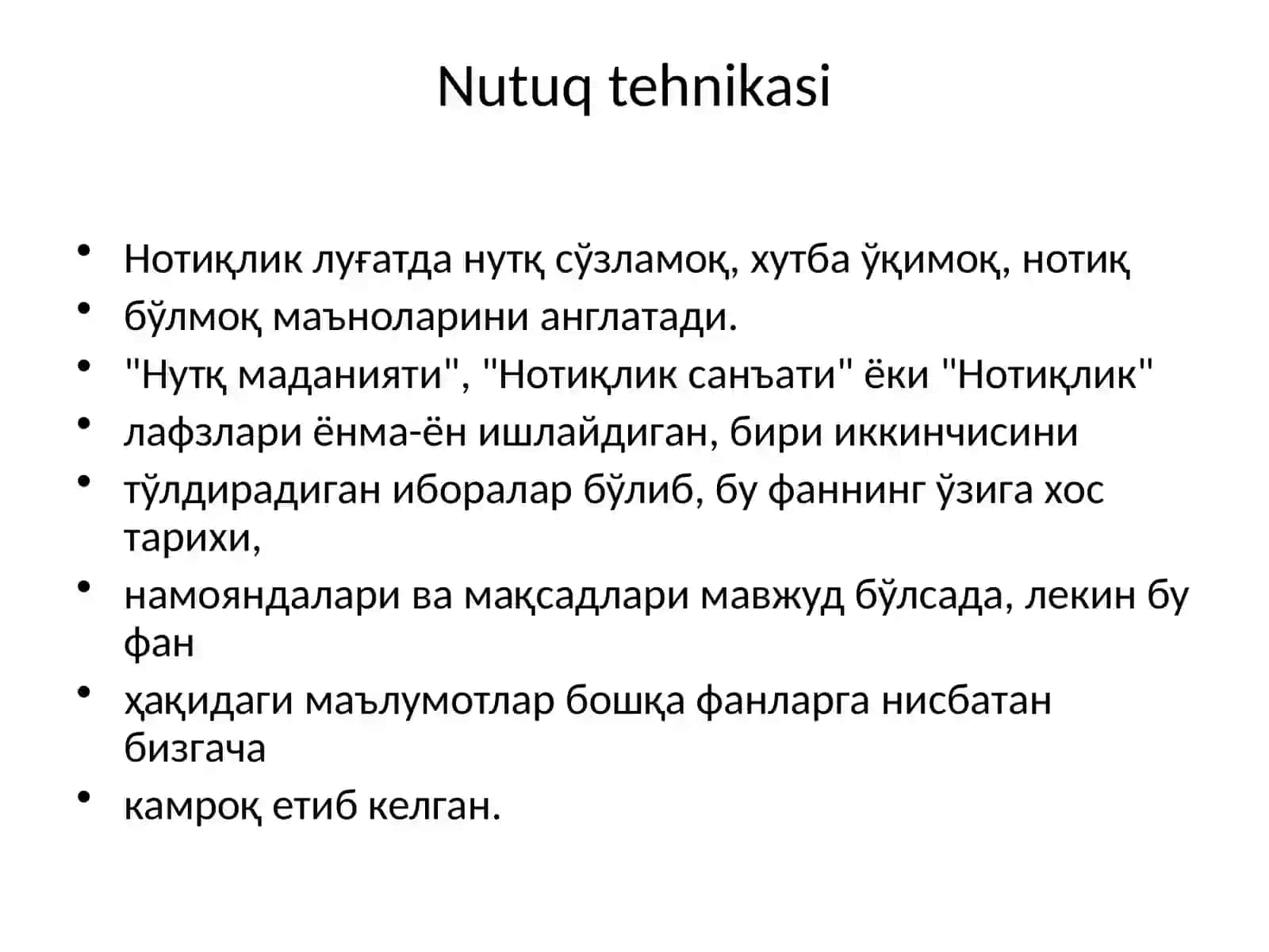 Nutq texnikasi 2