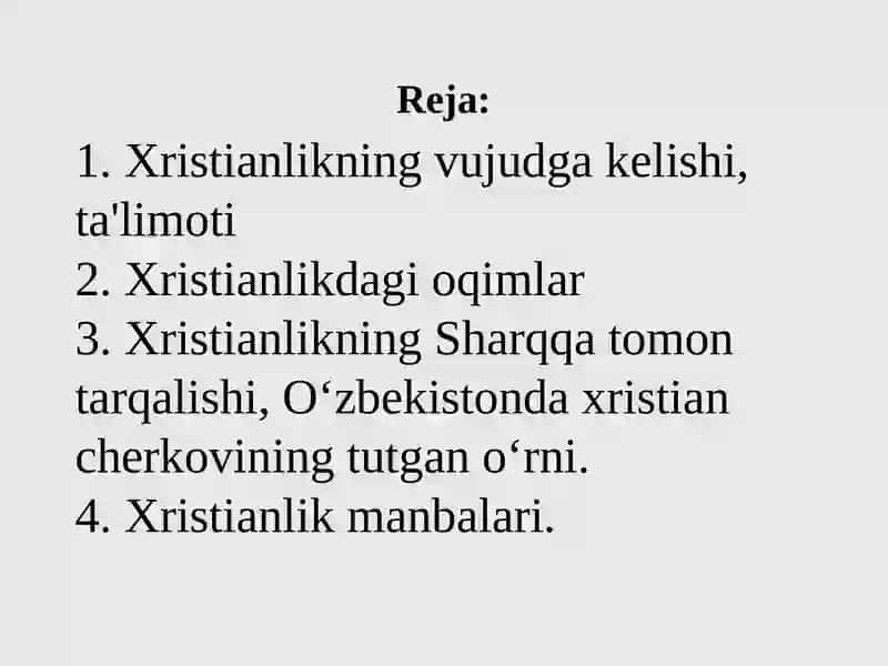 XRISTIANLIKDINI 2