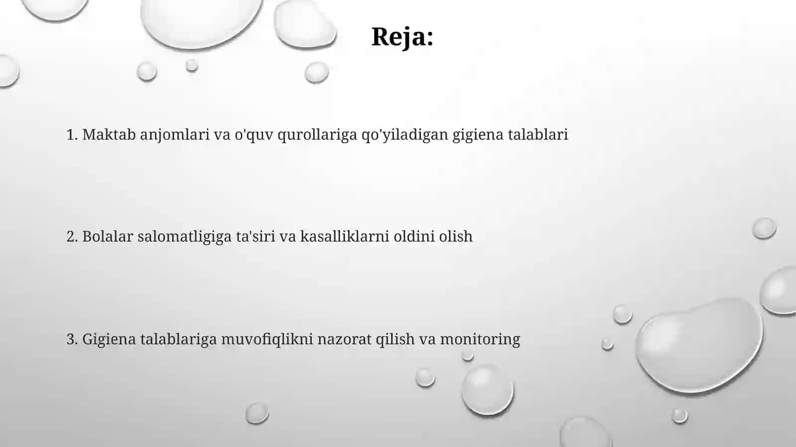 Maktab jihozlarining va o‘quv qurollarining sanitariya va gigienasi 2