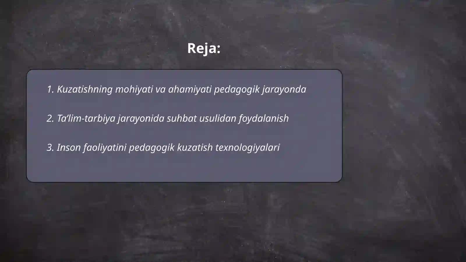 Kuzatish, suhbat, inson faoliyatini tahlil qilish pedagogik metodlar sifatida 2