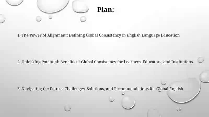 Global Consistency in English Language Education 2