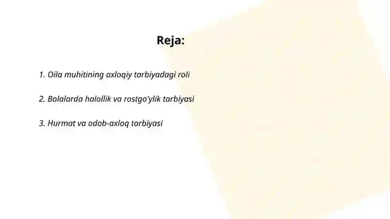 Oilada axloqiy tarbiya 2