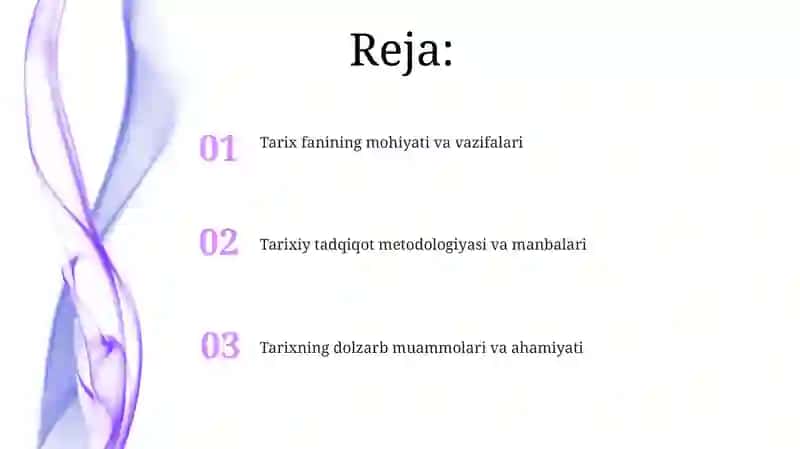 Tarixshunoslik fani va uning vazifalari 2