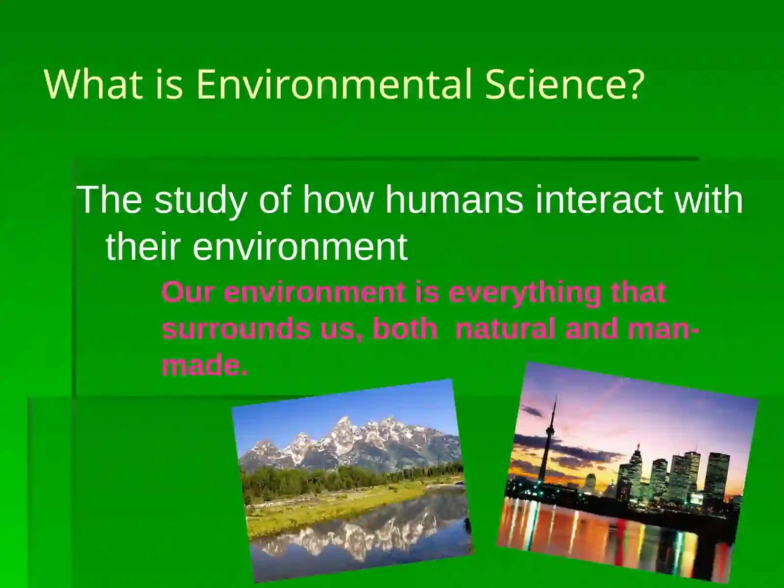 Environmental Science 2