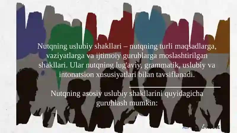 Nutqning uslubiy shakllari 2