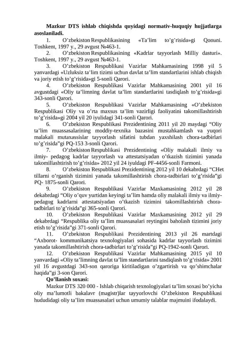 Davlat ta`lim standartlarini o`rganish 2