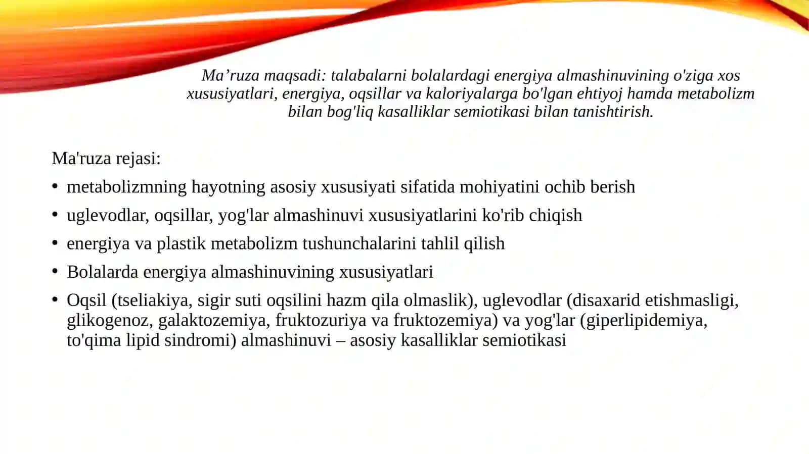 Oqsil, Uglevod Va Yog' Almashinuvi Xususiyatlari 2