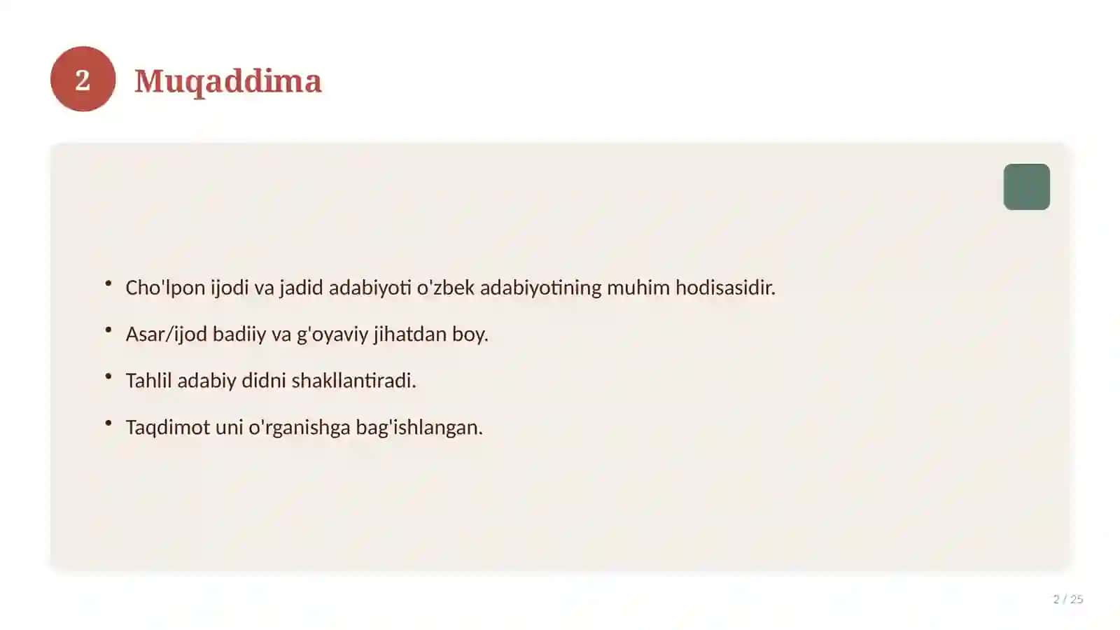 Cho'lpon ijodi va jadid adabiyoti 2
