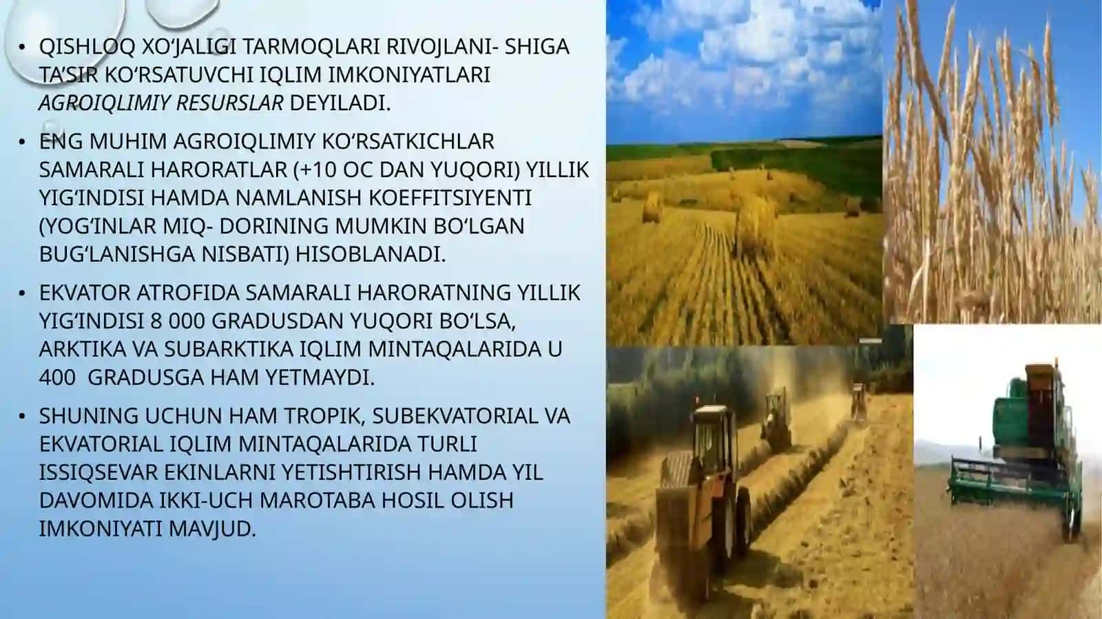 Tugamaydigan vatiklanadigan tabiiy resurslar geografiyasi 2