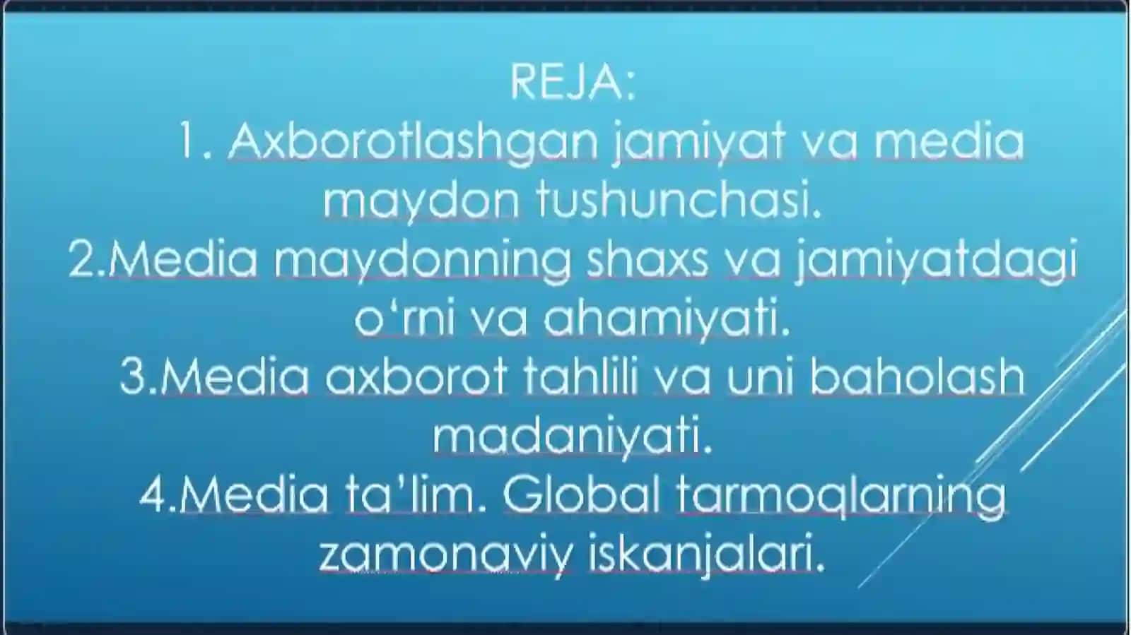 media maydonining tuzilishi va ta'siri 2