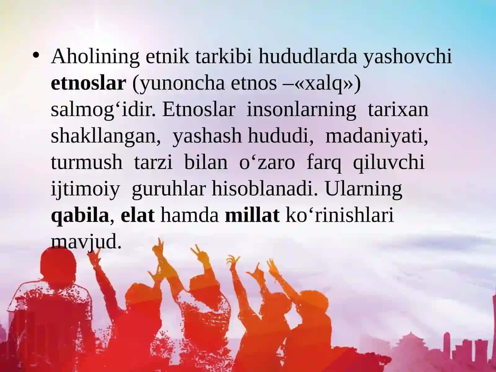 Dunyoaholisi ning etnik va diniy tarkibi 2