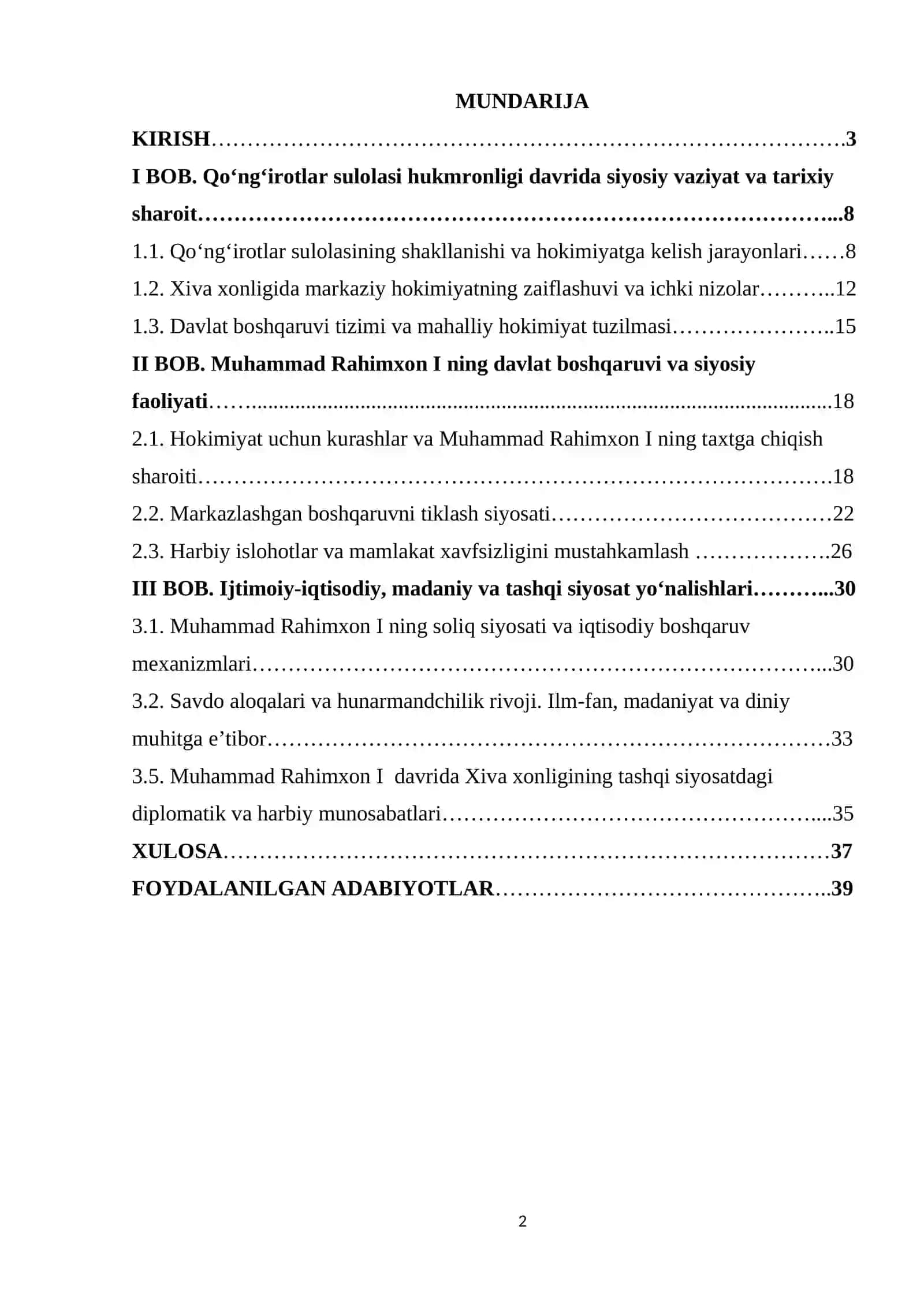 MUHAMMAD RAXIMXON I QO'NG'IROTLAR SULOLASINING YIRIK NAMOYONDASI 2