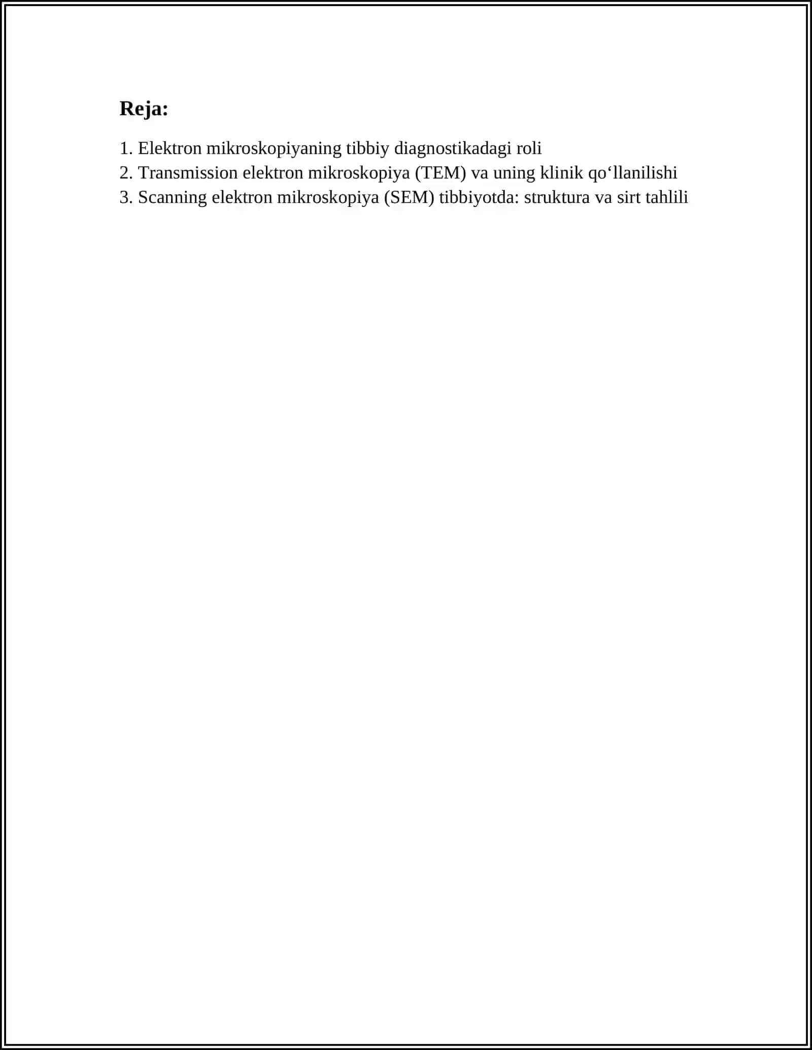 ELEKTRON MIKROSKOPIYA USULLARINI TIBBIYOTDA AHAMIYATI 2