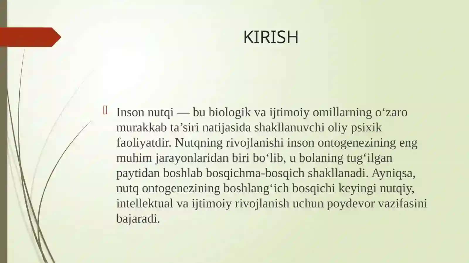 NUTQNING ONTOGENEZDA RIVOJLANISHINING BOSHLANG‘ICH BOSQICHI 2