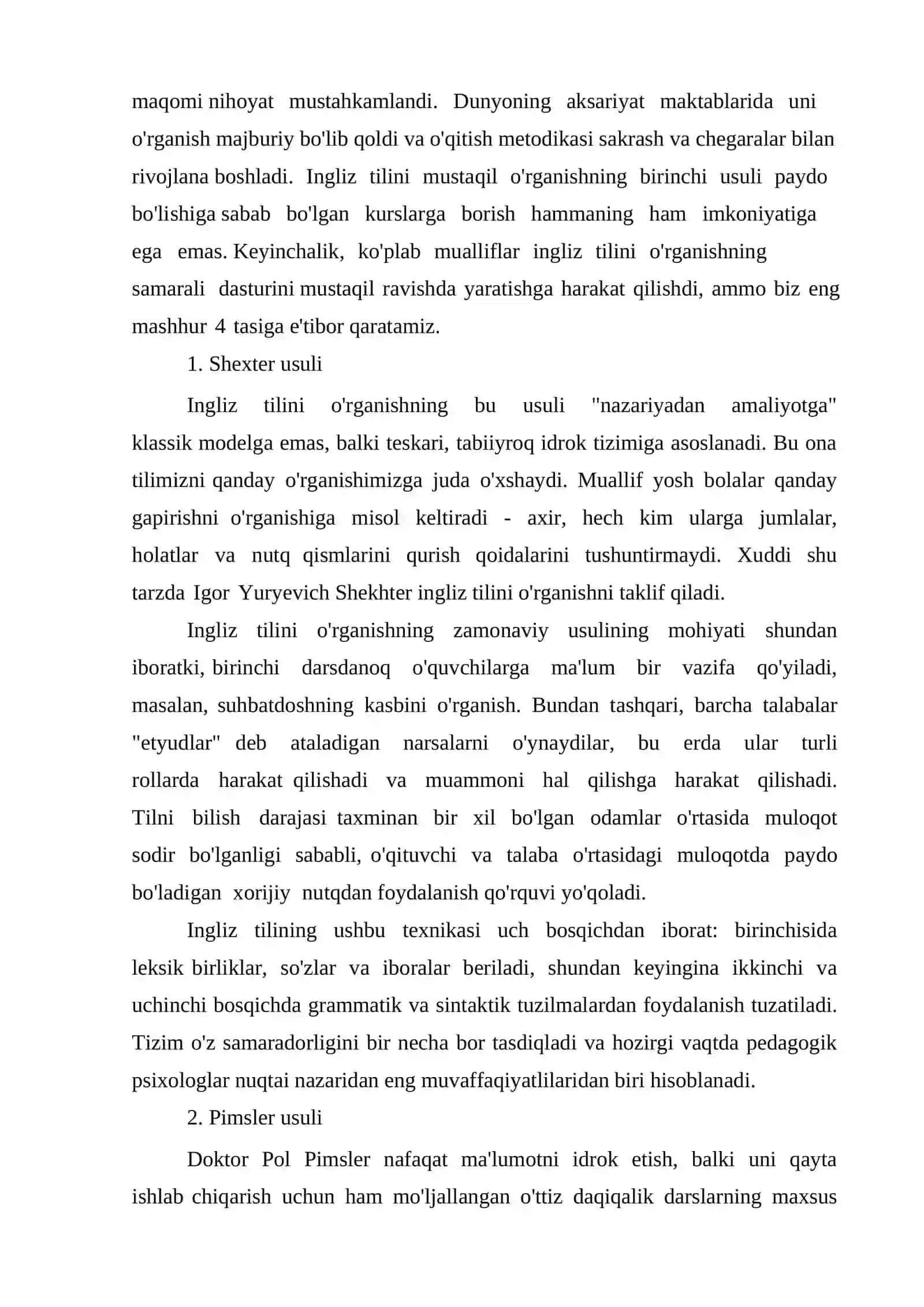 INGLIZ TILINI O‘QITISHDA TIL VA USLUBNING AHAMIYATI 2