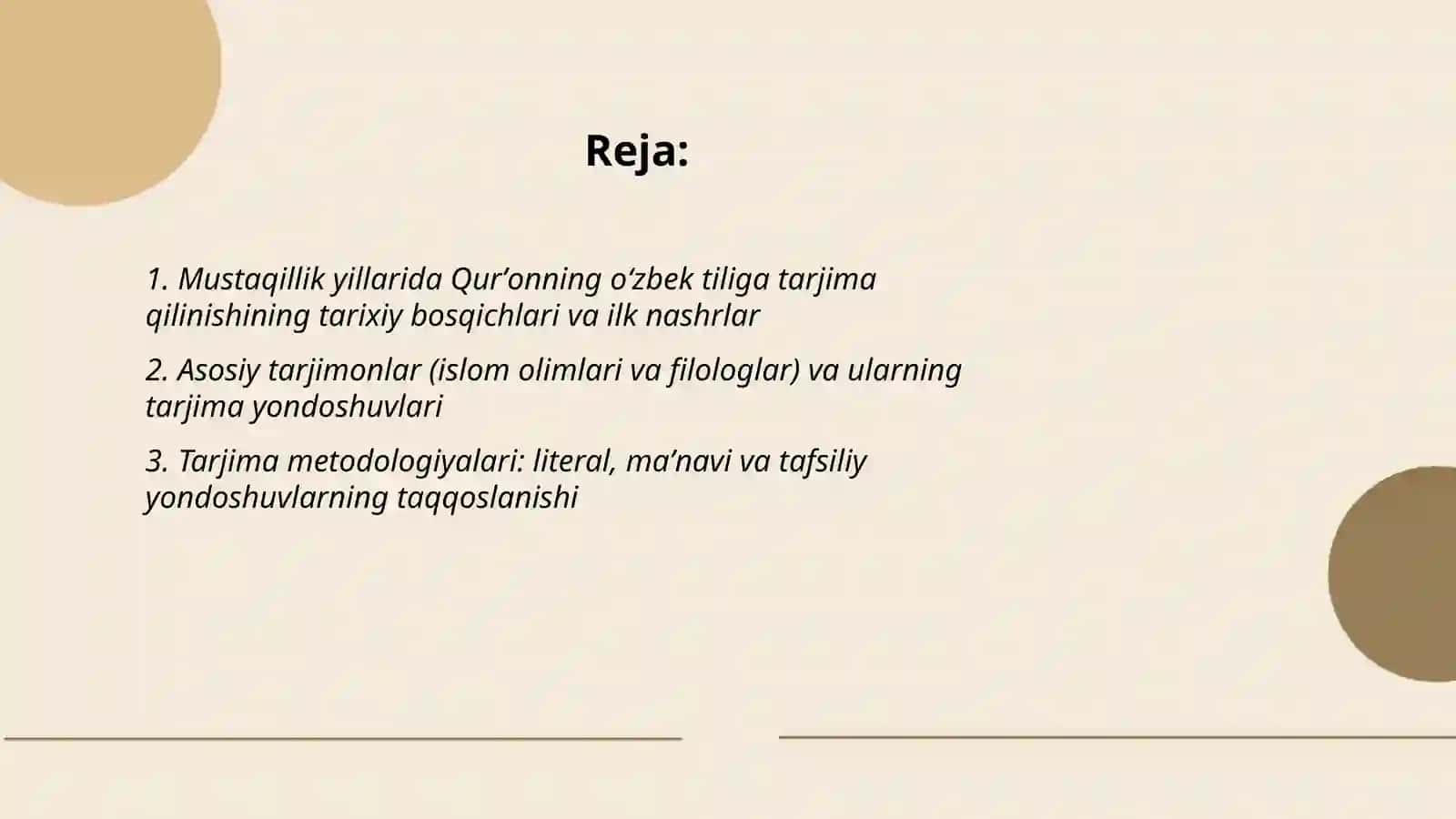 Mustaqillik yillarida Qurʼonning oʻzbek tiliga tarjima qilinishi 2