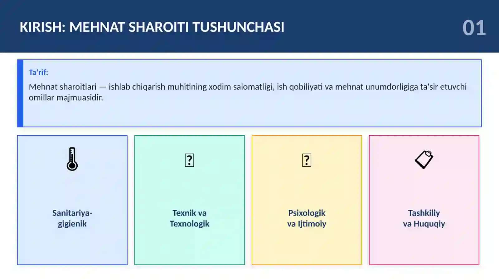 HAYOT FAOLIYATI HAVFSIZLIGI 2
