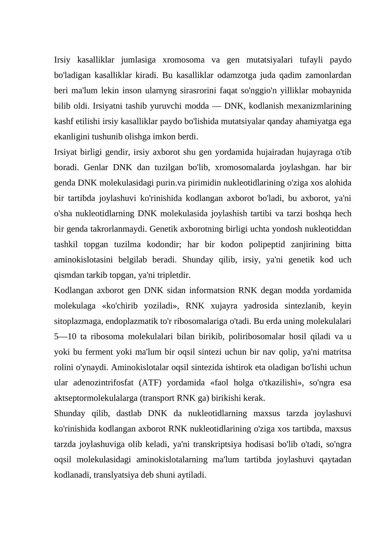Irsiy kasalliklar 2