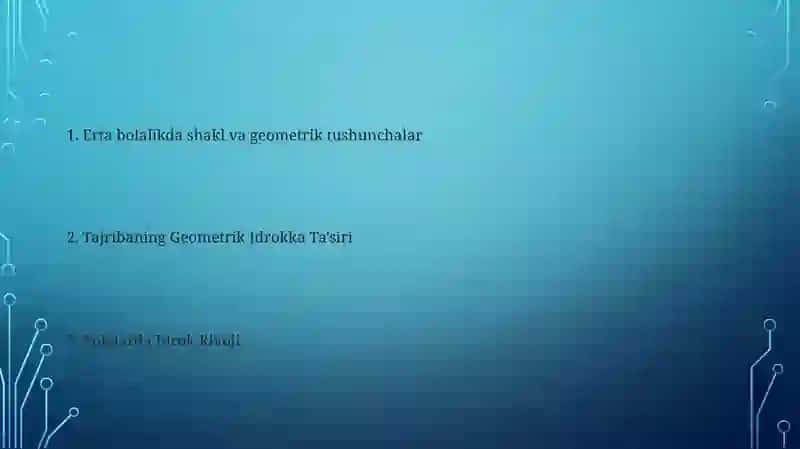 Bolalarning predmetlar shakli va geometrik figuralarni idrok qilishning o'ziga xos xususiyatlari 2