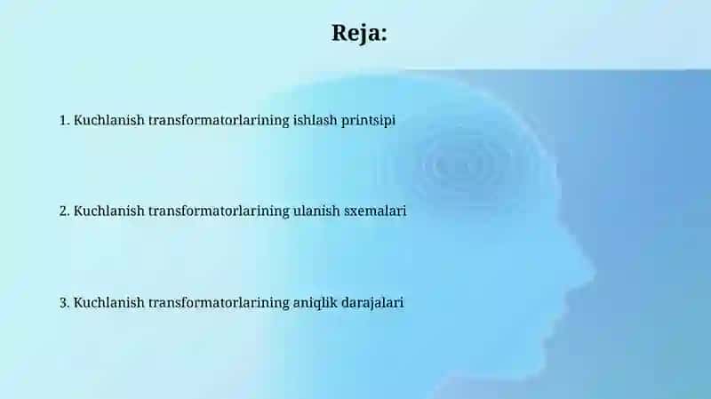 Kuchlanish transformatorlari ishlash prinsipi, aniqlik sinfi va ularning ulanish sxemalari 2