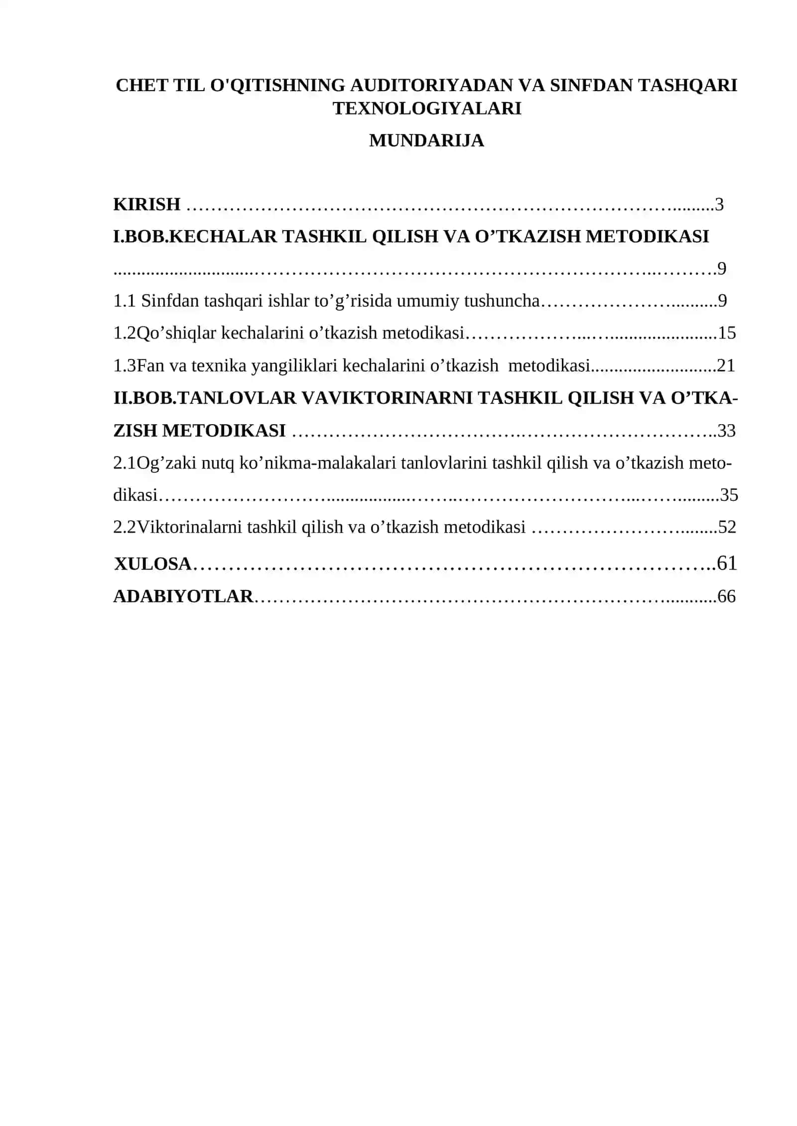Chet til o'qitishning audioturiyadan va sinfdan tashqari texnologiyalari 2