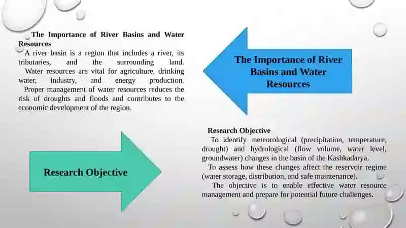 Assessing the impact of meteorological and hydrological changes in the river basin on the reservoir regime (on the example of the Kashkadarya River). 2