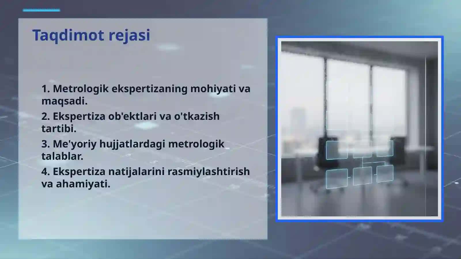 ME'YORIY HUJJATLARNI METROLOGIK EKSPERTIZASI 2