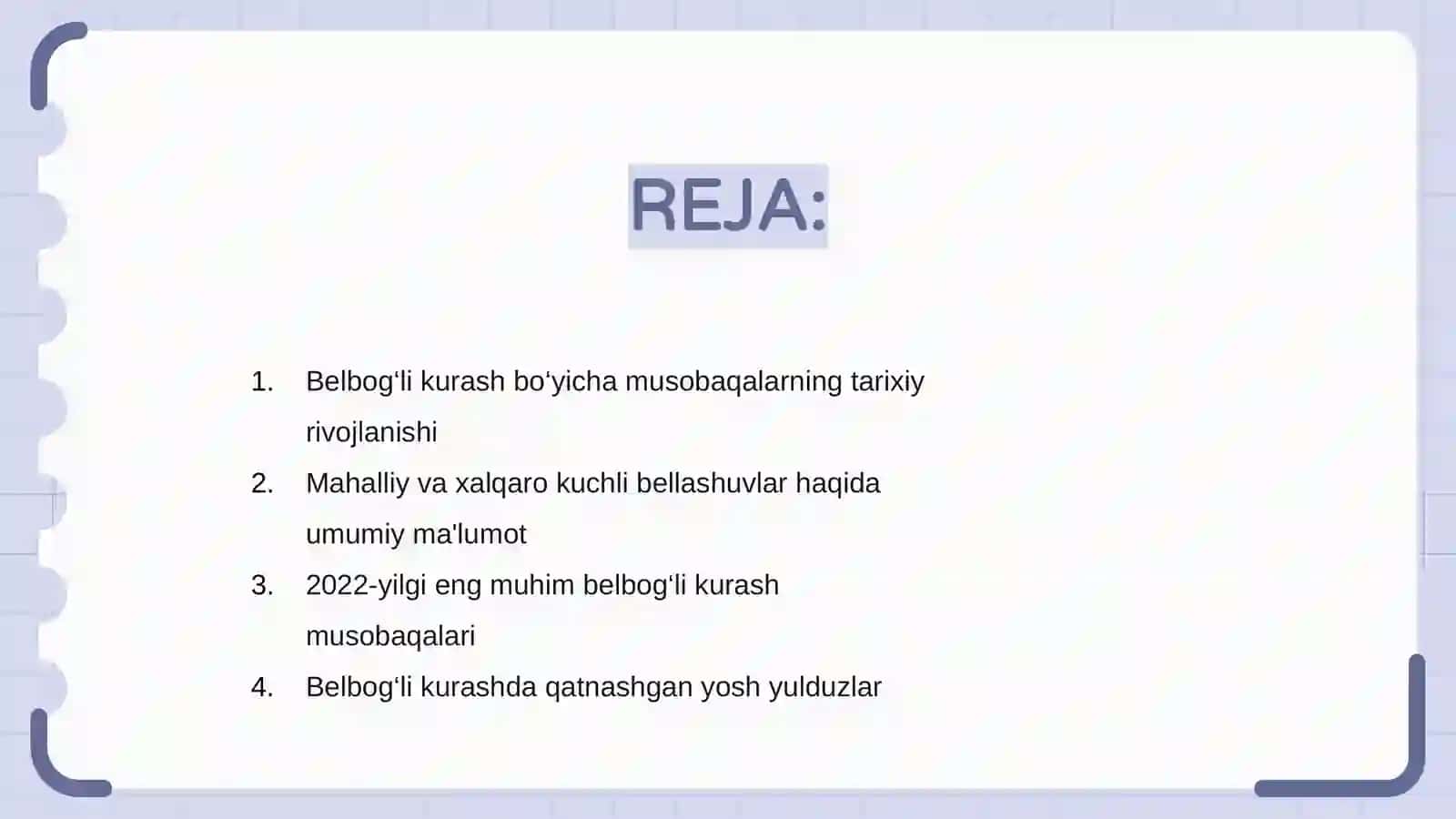 Belbog‘li kurash bo‘yicha musobaqalar 2