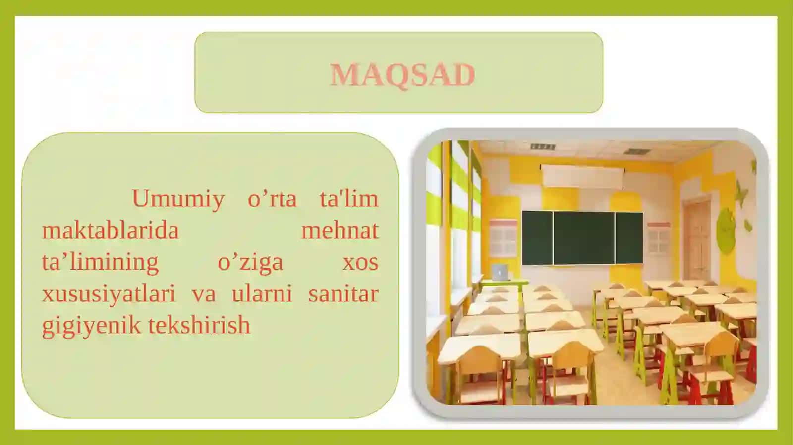 Umumtaʼlim maktablarini amaliy mehnatxonalariga qoʻyiladigan talablar 2