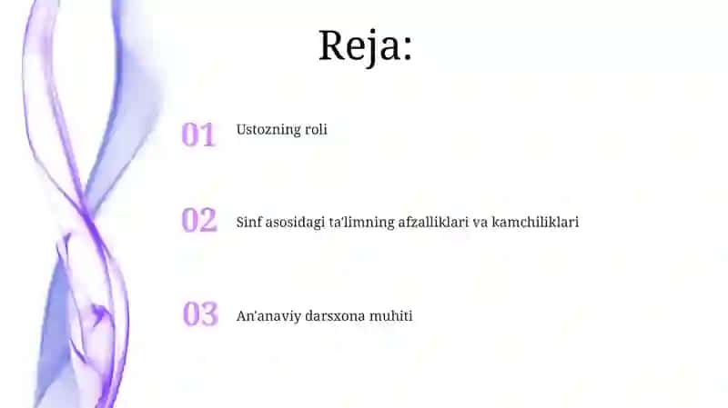 Dars - taʼlimni tashkil etishning asosiy shakli 2