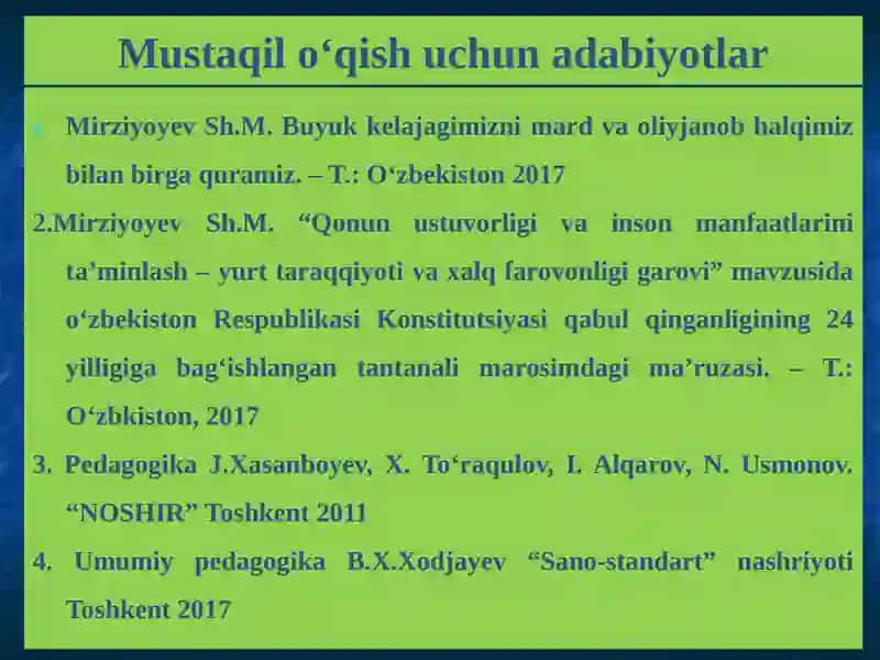 Pedagogik diagnostika 2