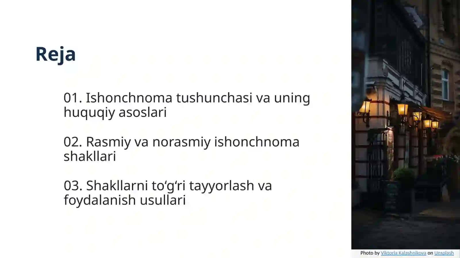 Ishonchnoma va uning shakllari 2