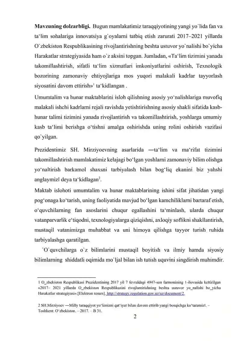 Konstruktsion material sifatida qurilishda, mebel va duradgorlik buyumlarida, sport buyumlarida, musiqa asboblarida, ro’zg’or asbob anjomlari ishlab chiqarishda buyumlarga xomashyo tanlashni o’rganish 2