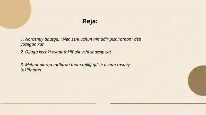 Types of letters 2