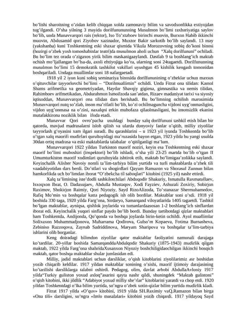 1924-1991 YILLARDA O‘ZBEKISTONDA TA’LIM TIZIMI VA PEDAGOGIK FIKRLAR RIVOJI 2
