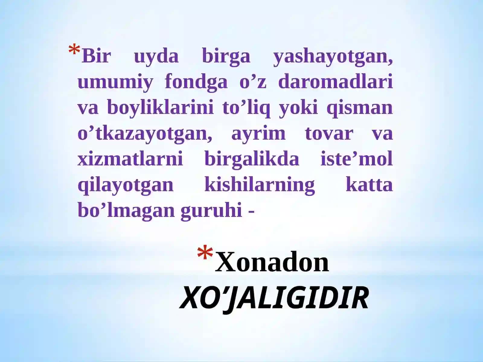 Zamonaviy moliyada xonadon xo`jaligi mоliyasini o’rganish 2