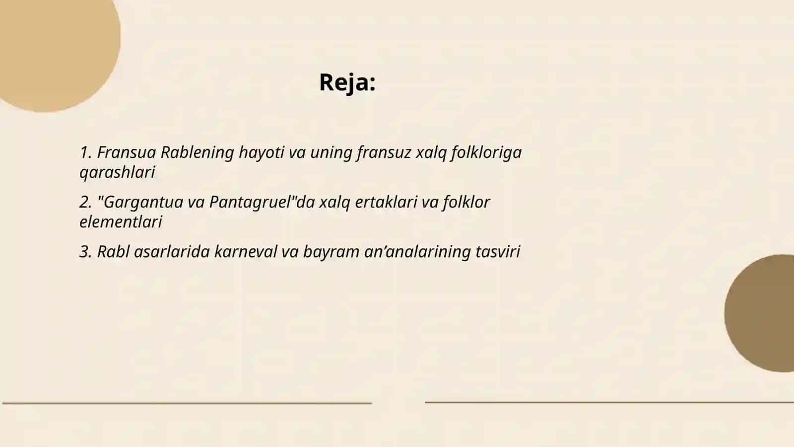 Fransua Rable va fransuz folklori 2