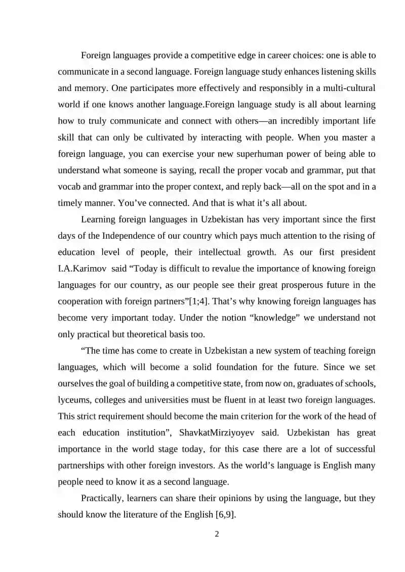 Tests as a form of control in teaching foreign languages 2