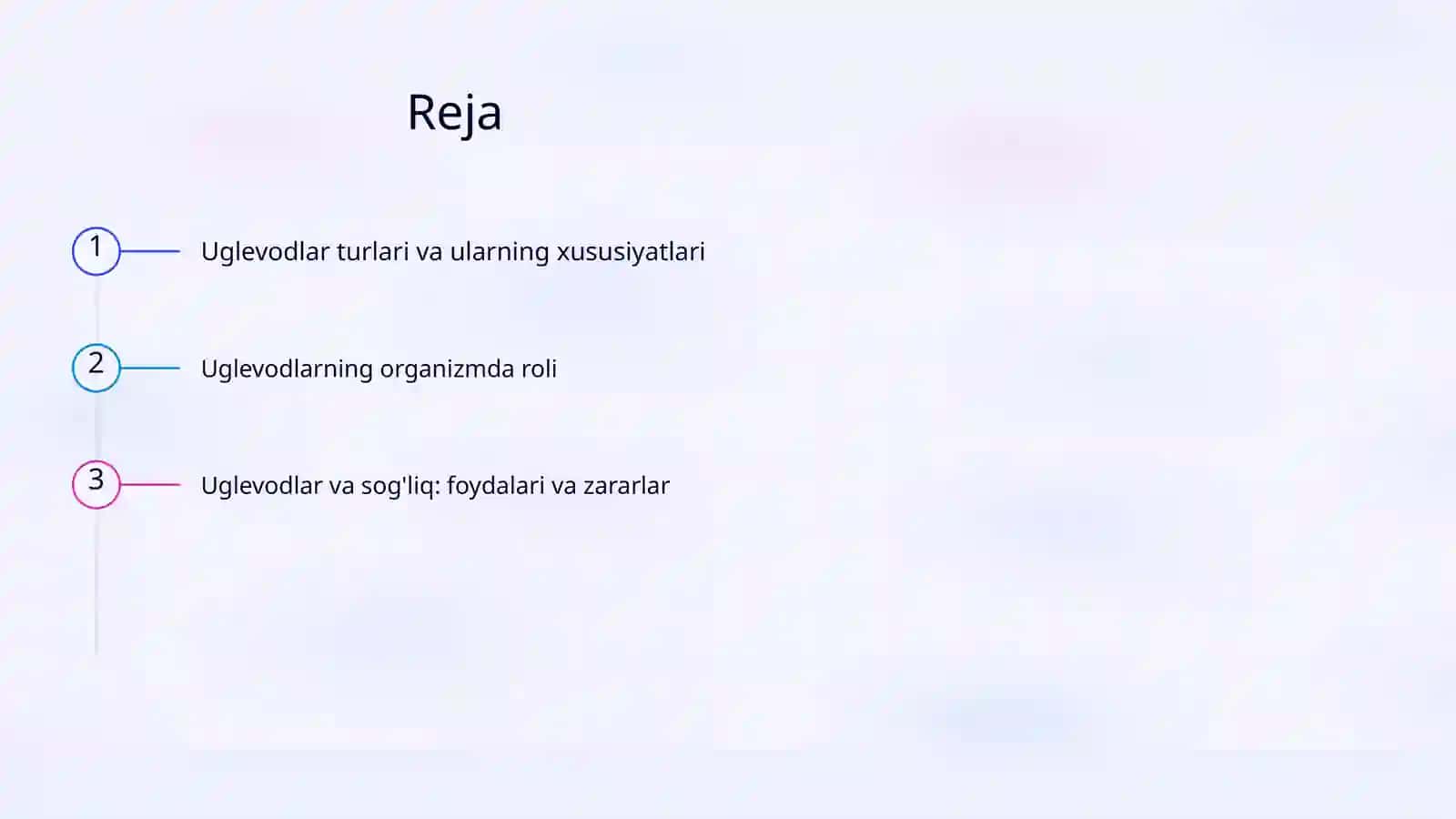Uglevodlar turlari va xususiyatlari 2