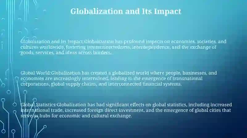 Global World: Globalization 2