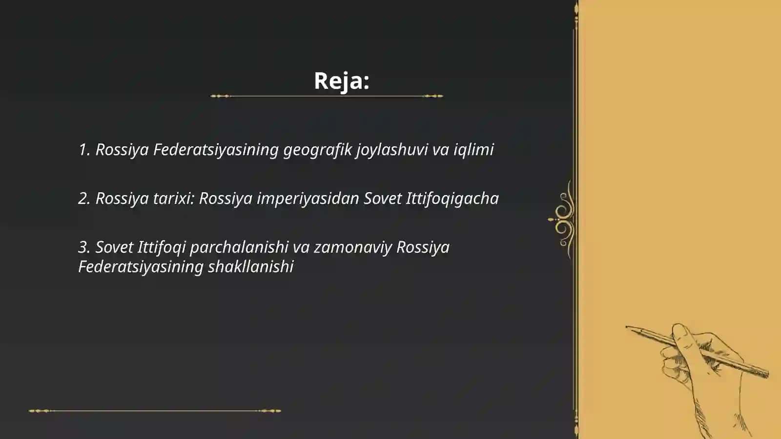 Rossiya Federatsiyasi Geografiyasi 2