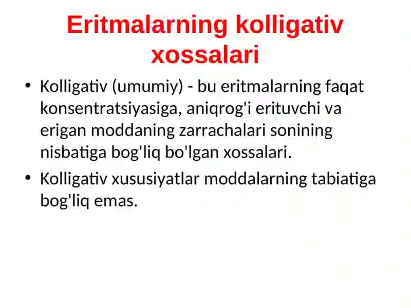 Osmotik bosim qonunlari 2