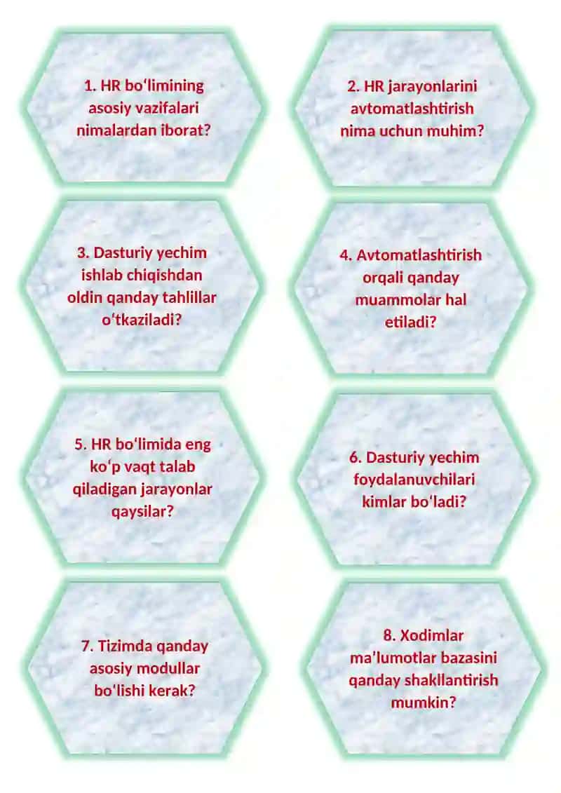 HR bo‘limi avtomatlashdirish tizimi 2