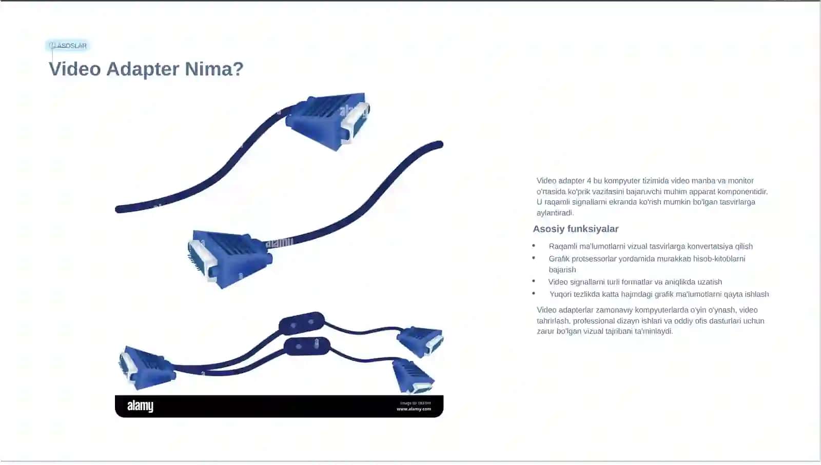 Video Adapter Qurilmasi va Uning Xususiyatlari 2
