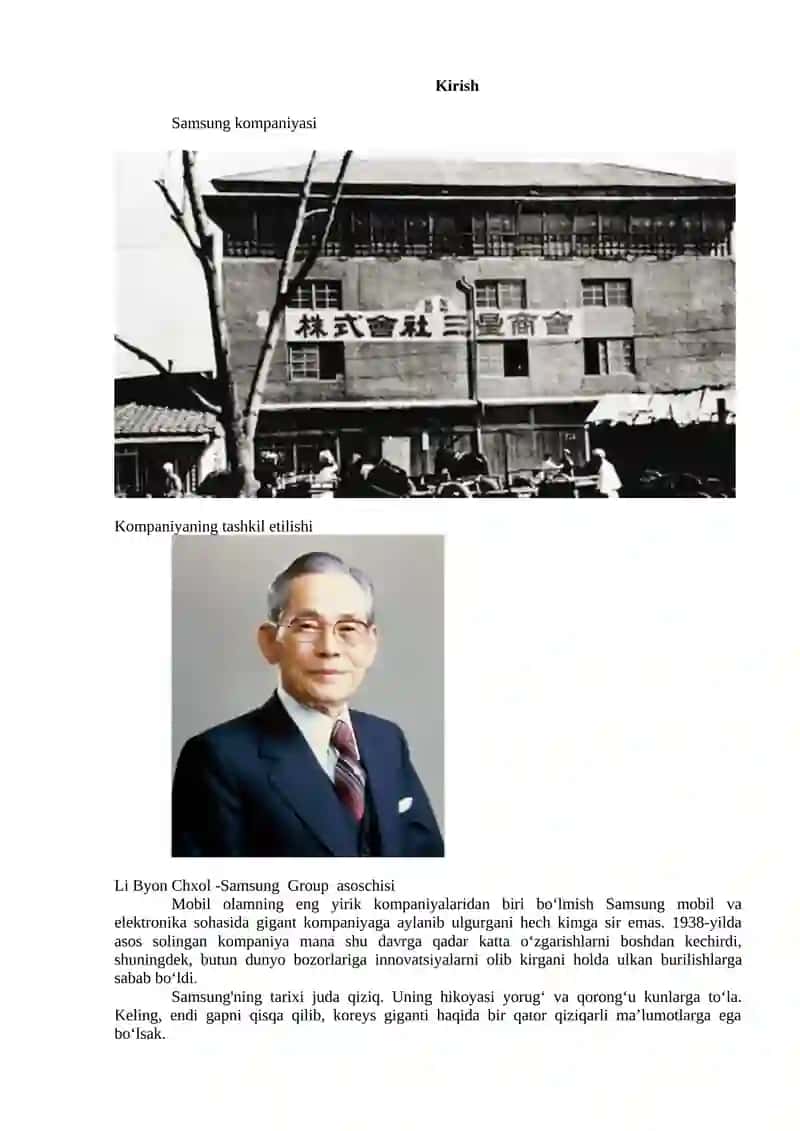 Samsung kompaniyasi 2