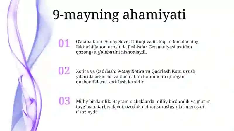9-May Xotira Va Qadrlash Kuni 2