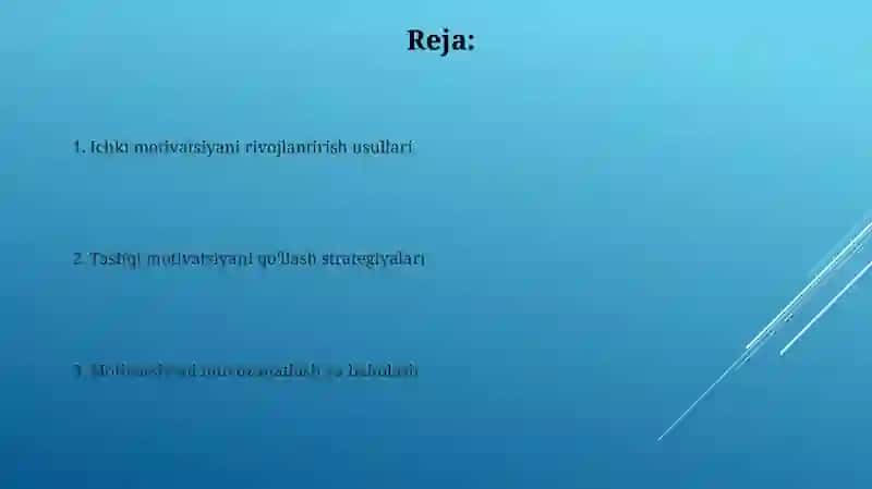 Ichki va tashqi motivatsiyaning samarali usullari 2