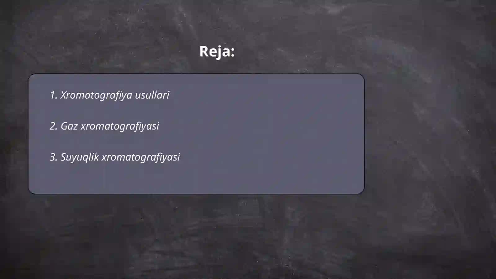 Xromatografiya usullari 2