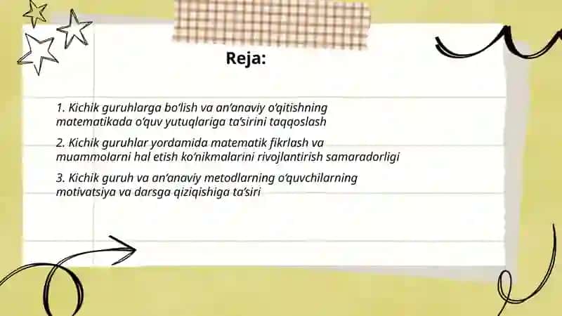 Ta'lim muassalarida matematika o'qitish 2